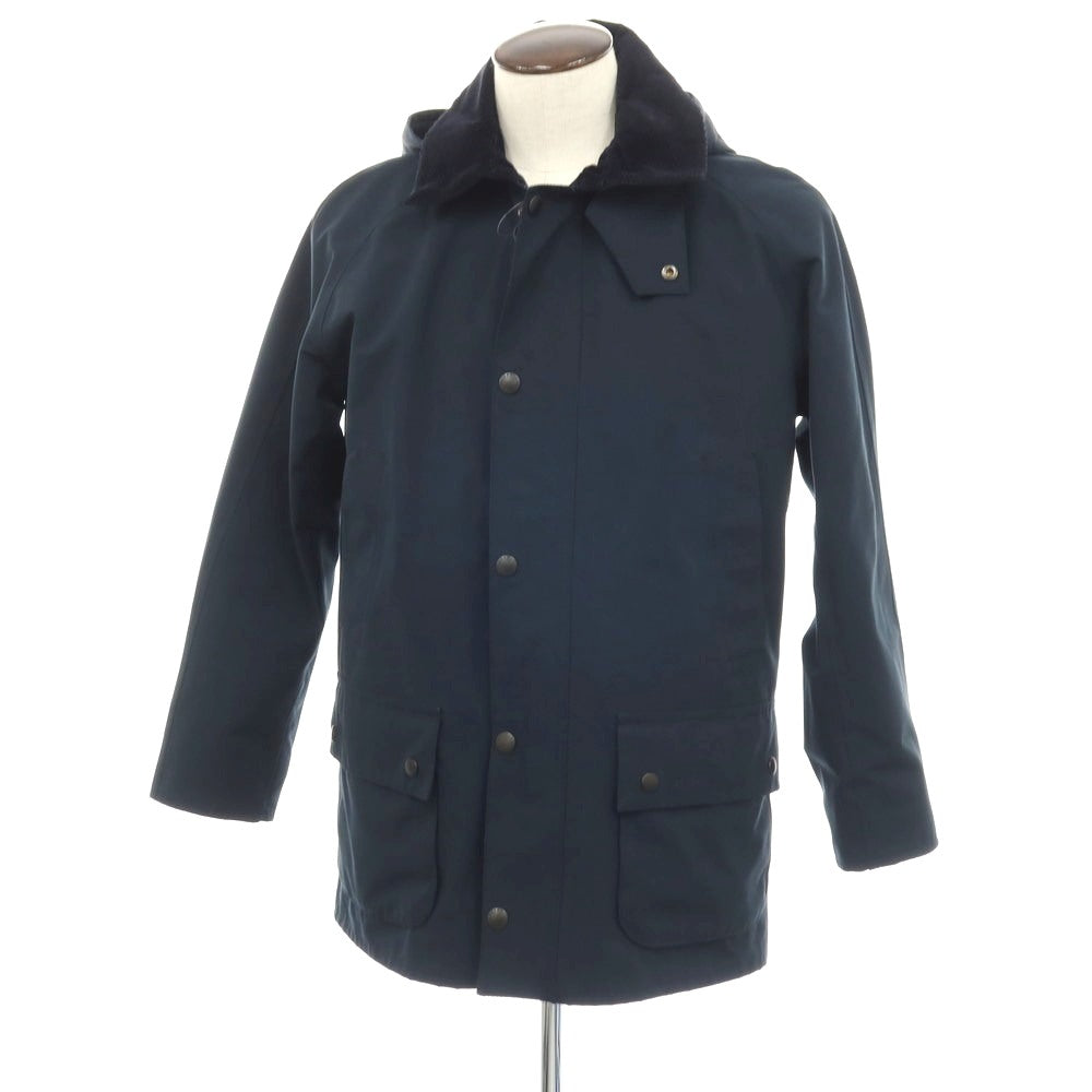 【中古】バブアー Barbour WATERPROOF AND BREATHABLE ポリエステルコットン フィールドジャケット ネイビー【サイズL】【 状態ランクB 】【 メンズ 】