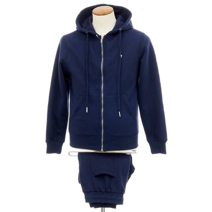 【中古】ポロ ラルフローレン Polo Ralph Lauren スウェットコットン セットアップ ネイビーブルー【サイズM】【 状態ランクB 】【 メンズ 】