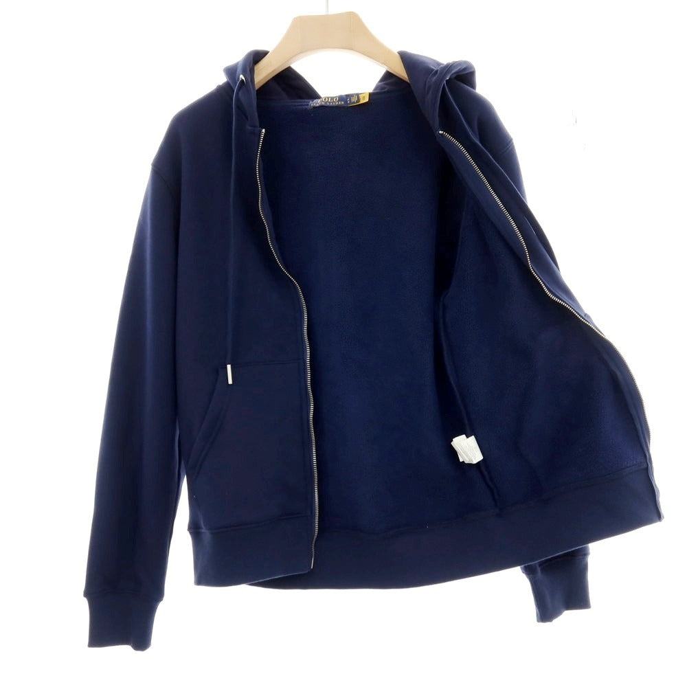 【中古】ポロ ラルフローレン Polo Ralph Lauren スウェットコットン セットアップ ネイビーブルー【サイズM】【 状態ランクB 】【 メンズ 】