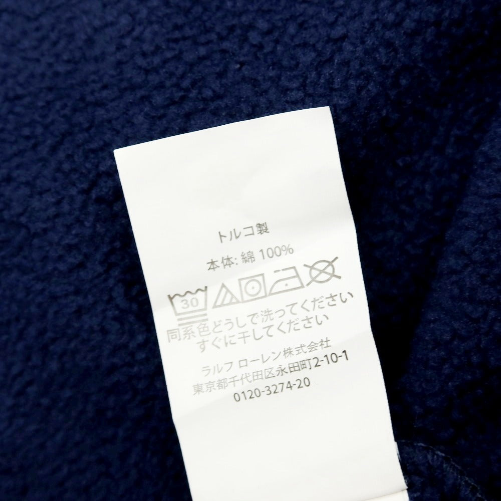 【中古】ポロ ラルフローレン Polo Ralph Lauren スウェットコットン セットアップ ネイビーブルー【サイズM】【 状態ランクB 】【 メンズ 】