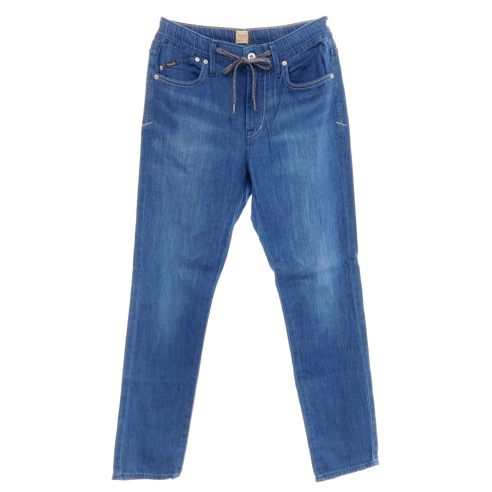 【中古】ヤヌーク YANUK ストレッチ コットンレーヨンリネン イージーデニムパンツ ブルー【サイズM】【 状態ランクB 】【 メンズ 】