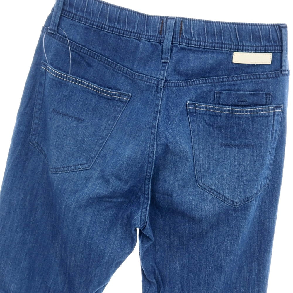 【中古】ヤヌーク YANUK ストレッチ コットンレーヨンリネン イージーデニムパンツ ブルー【サイズM】【 状態ランクB 】【 メンズ 】