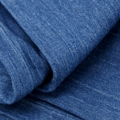 【中古】ヤヌーク YANUK ストレッチ コットンレーヨンリネン イージーデニムパンツ ブルー【サイズM】【 状態ランクB 】【 メンズ 】