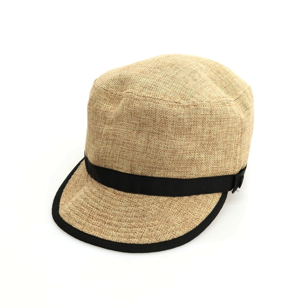 【中古】ザノースフェイス THE NORTH FACE ポリエステル ハイクキャップ 帽子 ベージュxブラック【サイズL】【 状態ランクB 】【 メンズ 】
