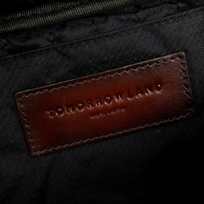 【中古】トゥモローランド TOMORROWLAND ナイロン レザー ボディバッグ ブラックxブラウン【 状態ランクB 】【 メンズ 】