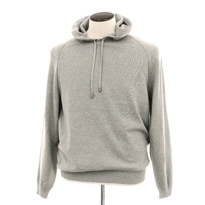 【新品】スカリオーネ SCAGLIONE コットン プルオーバー ニット パーカー グレー【サイズXL】【 状態ランクN 】【 メンズ 】