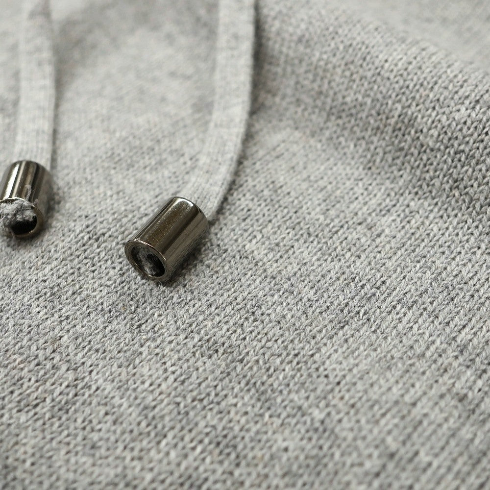 【新品】スカリオーネ SCAGLIONE コットン プルオーバー ニット パーカー グレー【サイズXL】【 状態ランクN 】【 メンズ 】