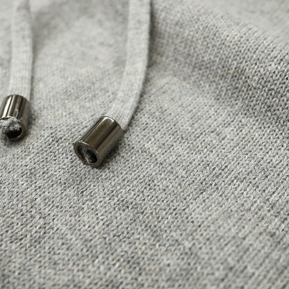 【新品】スカリオーネ SCAGLIONE コットン プルオーバー ニット パーカー グレー【サイズXL】【 状態ランクN 】【 メンズ 】