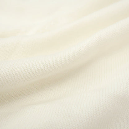 【新品】スカリオーネ SCAGLIONE コットン クルーネック 半袖 プルオーバーニット オフホワイトxダークネイビー【サイズXXL】【 状態ランクN 】【 メンズ 】