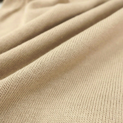 【新品】スカリオーネ SCAGLIONE コットン スキッパー 半袖 ポロニット ベージュxホワイト【サイズXL】【 状態ランクN 】【 メンズ 】