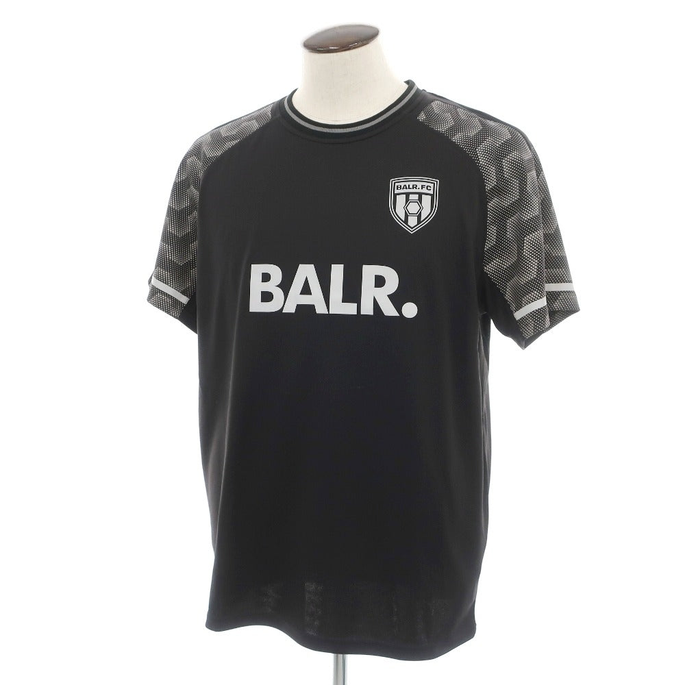 【新品】ボーラー BALR ポリエステル クルーネック 半袖 トレーニングTシャツ ブラック【サイズL】【 状態ランクN 】【 メンズ 】