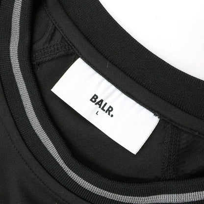 【新品】ボーラー BALR ポリエステル クルーネック 半袖 トレーニングTシャツ ブラック【サイズL】【 状態ランクN 】【 メンズ 】