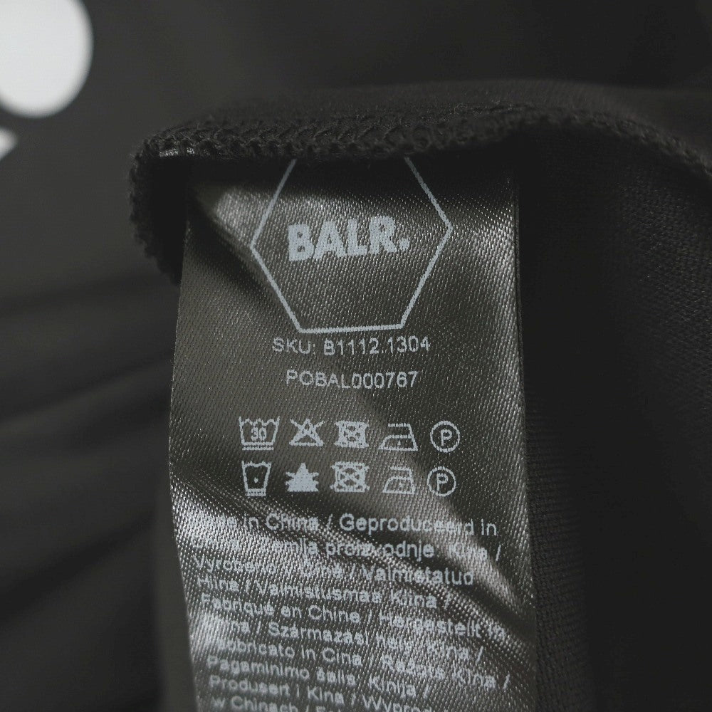 【新品】ボーラー BALR ポリエステル クルーネック 半袖 トレーニングTシャツ ブラック【サイズL】【 状態ランクN 】【 メンズ 】