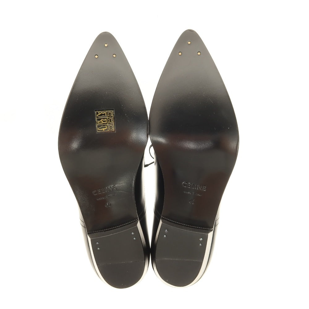 【新品】セリーヌ CELINE ドレスシューズ ブラック【サイズ40】【 状態ランクN 】【 メンズ 】