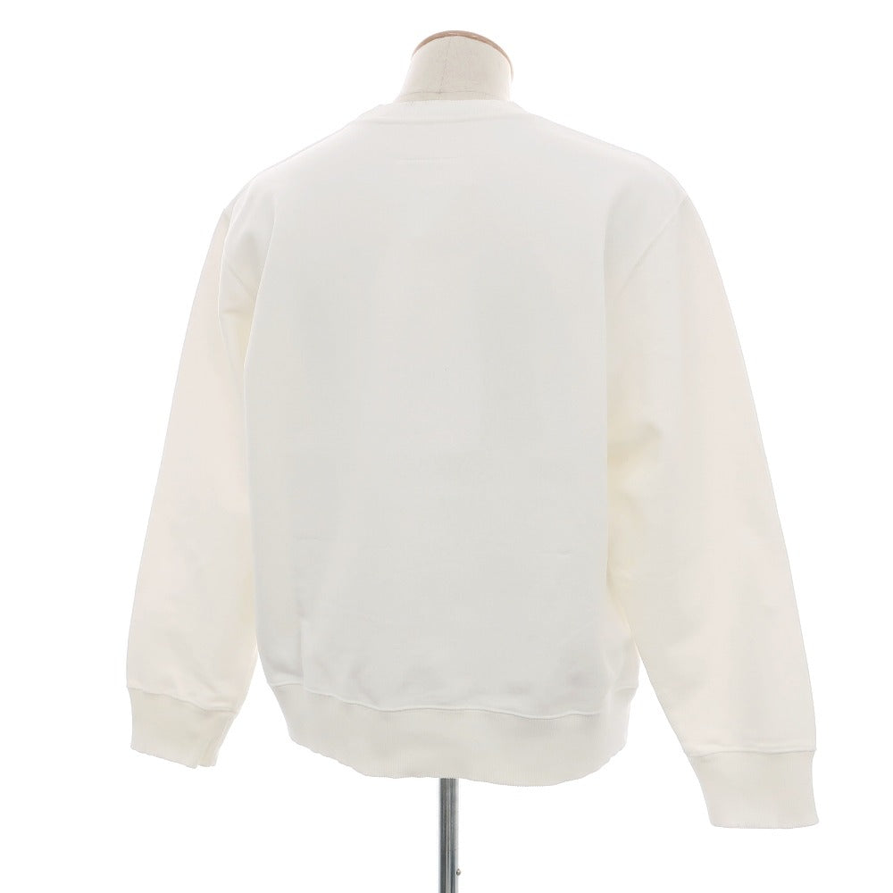 【新品アウトレット】エムエムシックス MM6 コットン クルーネック スウェット ホワイト【サイズXS】【 状態ランクN- 】【 メンズ 】