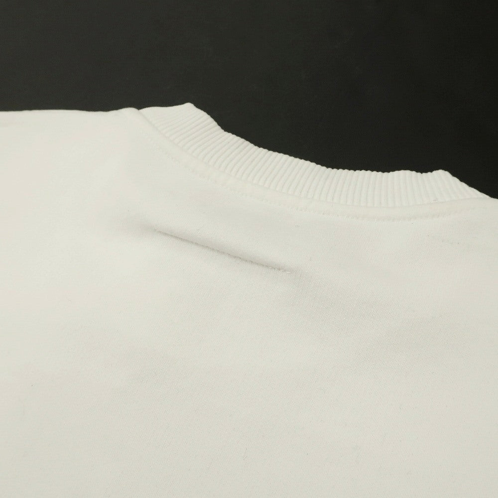 【新品アウトレット】エムエムシックス MM6 コットン クルーネック スウェット ホワイト【サイズXS】【 状態ランクN- 】【 メンズ 】