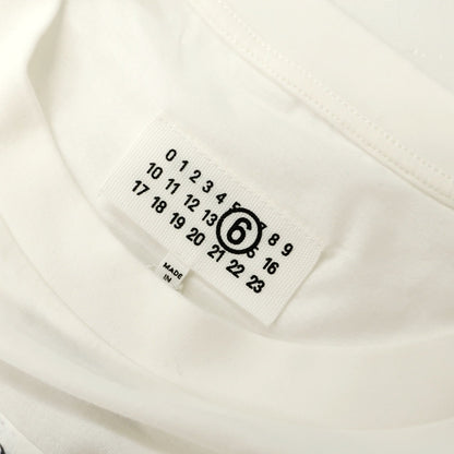 【新品アウトレット】エムエムシックス MM6 コットン クルーネック 半袖Ｔシャツ ホワイト【サイズXXL】【 状態ランクN- 】【 メンズ 】