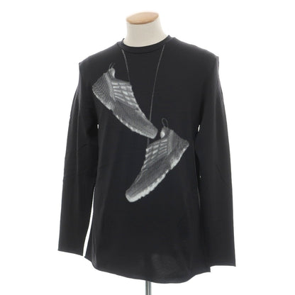 【新品】エムエムシックス MM6 × SALOMON ナイロン クルーネック 長袖Ｔシャツ ブラック【サイズS】【 状態ランクN 】【 ユニセックス 】