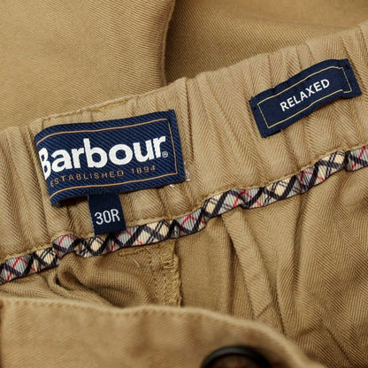 【新品】バブアー Barbour ストレッチ コットン イージーワークパンツ ダークベージュ【サイズ30】【 状態ランクN 】【 メンズ 】