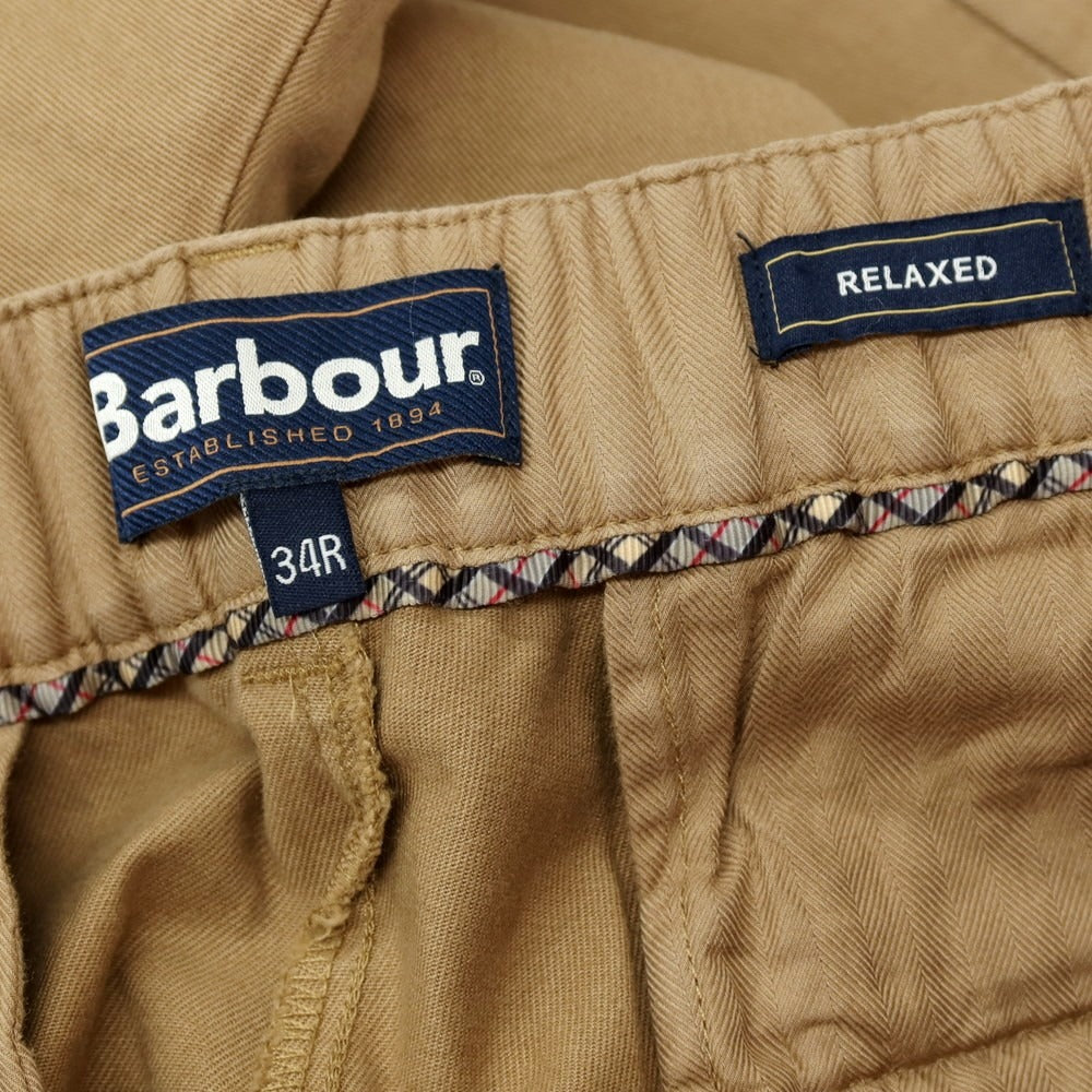 【新品】バブアー Barbour ストレッチ コットン イージーワークパンツ ダークベージュ【サイズ34】【 状態ランクN 】【 メンズ 】