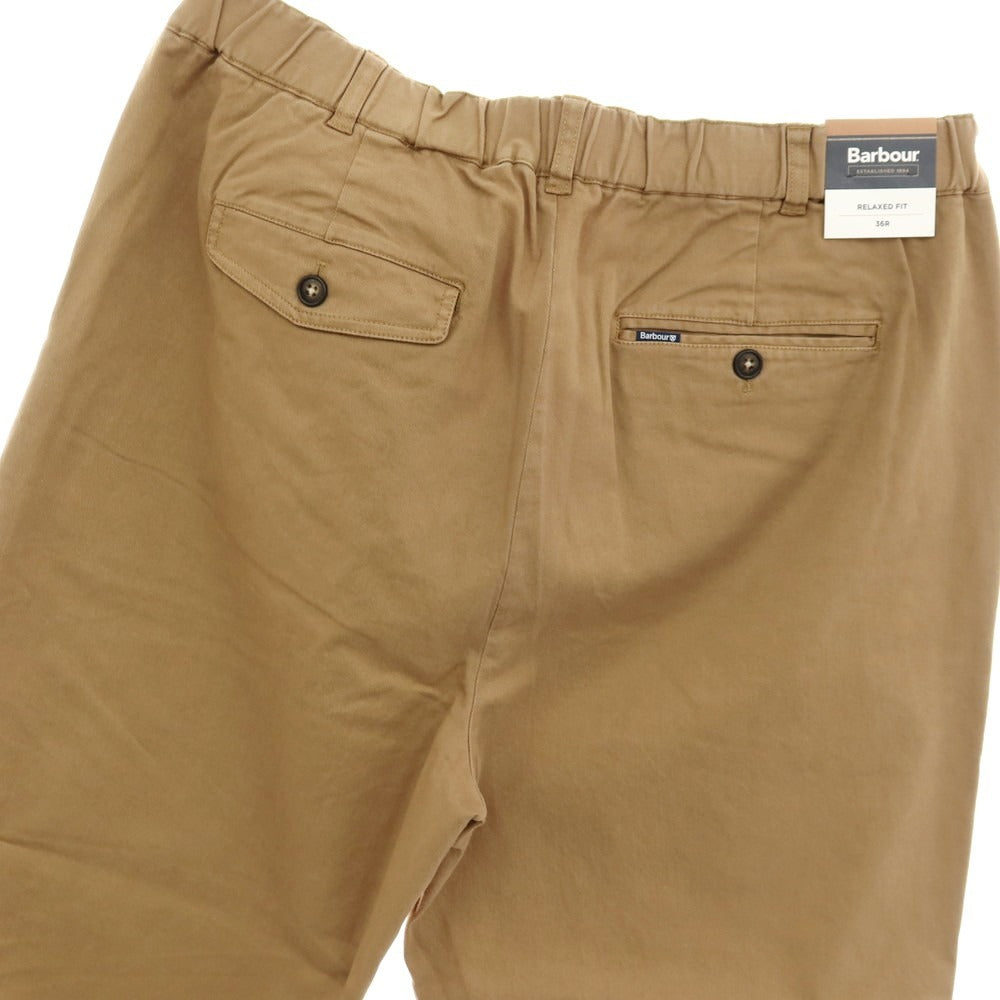 【新品】バブアー Barbour ストレッチ コットン イージーワークパンツ ダークベージュ【サイズ36】【 状態ランクN 】【 メンズ 】