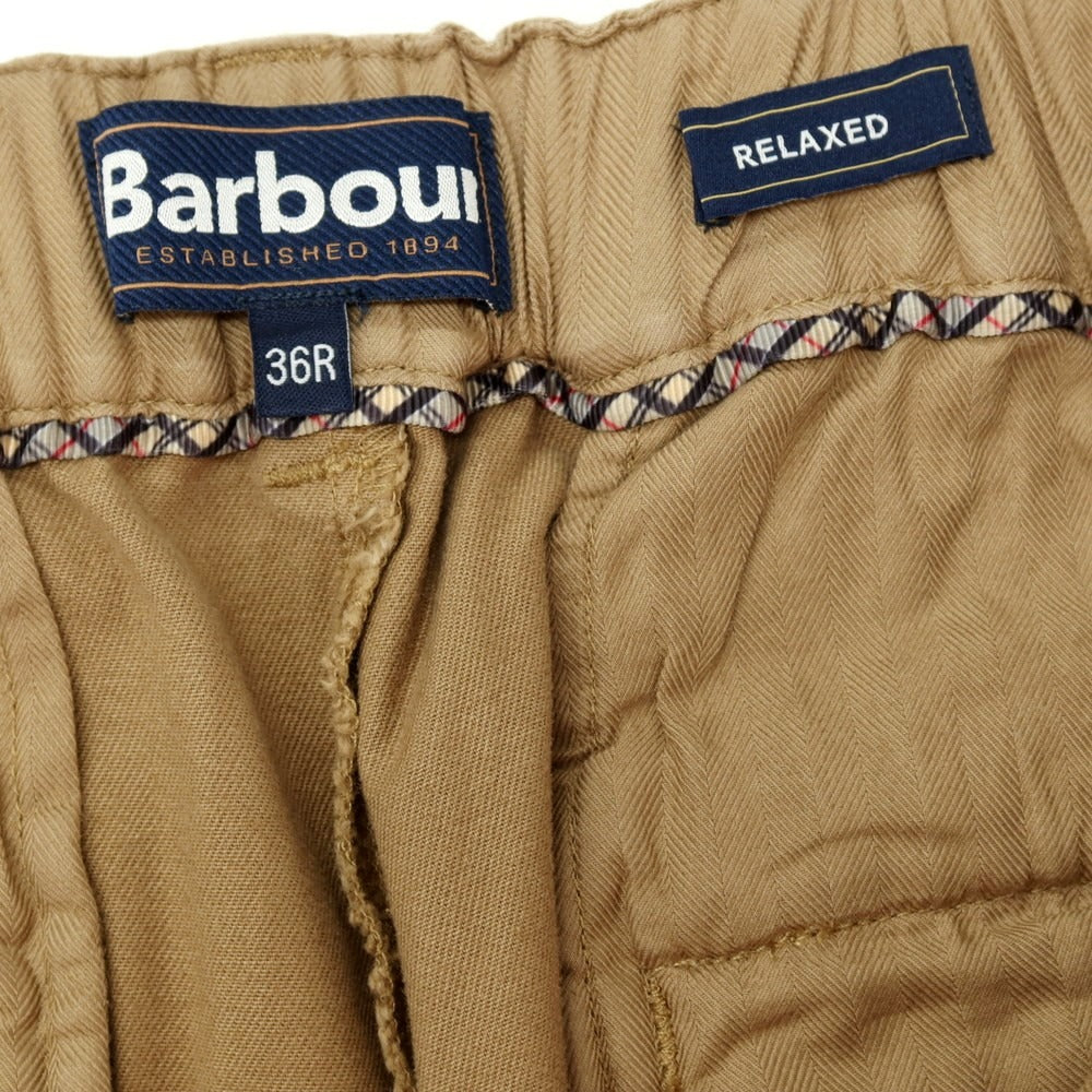 【新品】バブアー Barbour ストレッチ コットン イージーワークパンツ ダークベージュ【サイズ36】【 状態ランクN 】【 メンズ 】