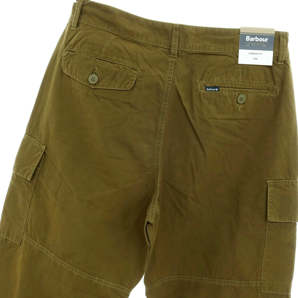 【新品】バブアー Barbour リップストップコットン カーゴパンツ オリーブグリーン【サイズ30】【 状態ランクN 】【 メンズ 】