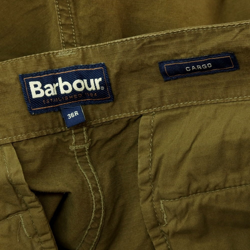 【新品】バブアー Barbour リップストップコットン カーゴパンツ オリーブグリーン【サイズ36】【 状態ランクN 】【 メンズ 】