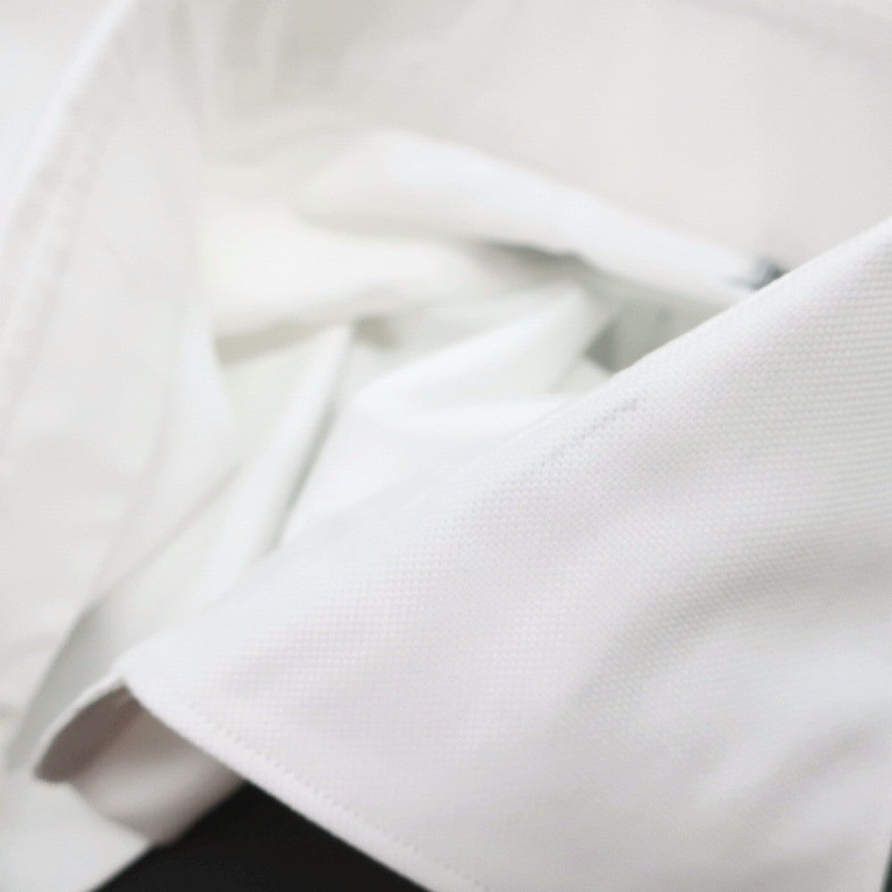 【新品アウトレット】フィナモレ Finamore コットン ワイドカラー ドレスシャツ ホワイト【サイズ40】【 状態ランクN- 】【 メンズ 】