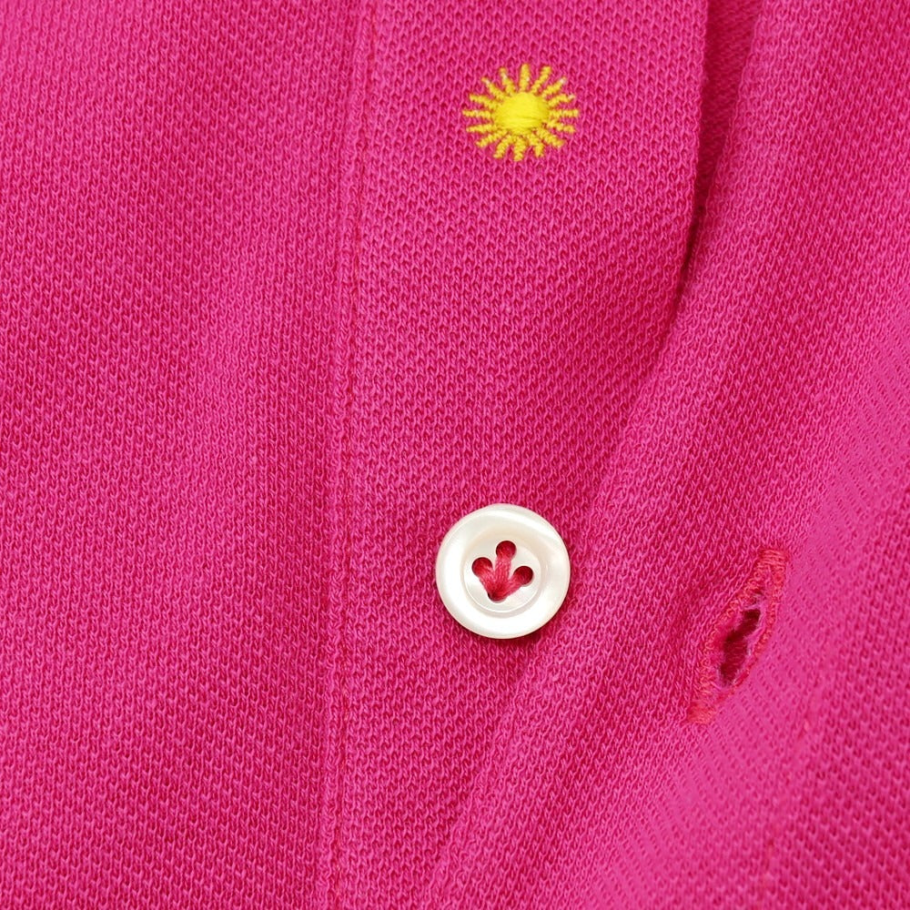 【新品】ジャンネット giannetto ストレッチ コットン 半袖ポロシャツ ピンク【サイズXS】【 状態ランクN 】【 メンズ 】