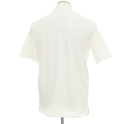 【新品】ジャンネット giannetto ストレッチ コットン 半袖ポロシャツ ホワイト【サイズXS】【 状態ランクN 】【 メンズ 】