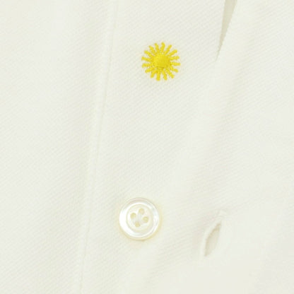 【新品】ジャンネット giannetto ストレッチ コットン 半袖ポロシャツ ホワイト【サイズXS】【 状態ランクN 】【 メンズ 】