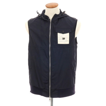 【新品アウトレット】ピーエムディーエス PMDS ポリエステル フーデッド ダブルジップベスト ネイビー【サイズM】【 状態ランクN- 】【 メンズ 】