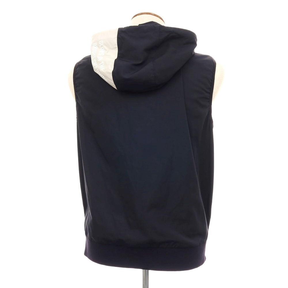 【新品アウトレット】ピーエムディーエス PMDS ポリエステル フーデッド ダブルジップベスト ネイビー【サイズM】【 状態ランクN- 】【 メンズ 】