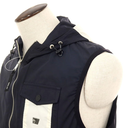 【新品アウトレット】ピーエムディーエス PMDS ポリエステル フーデッド ダブルジップベスト ネイビー【サイズL】【 状態ランクN- 】【 メンズ 】