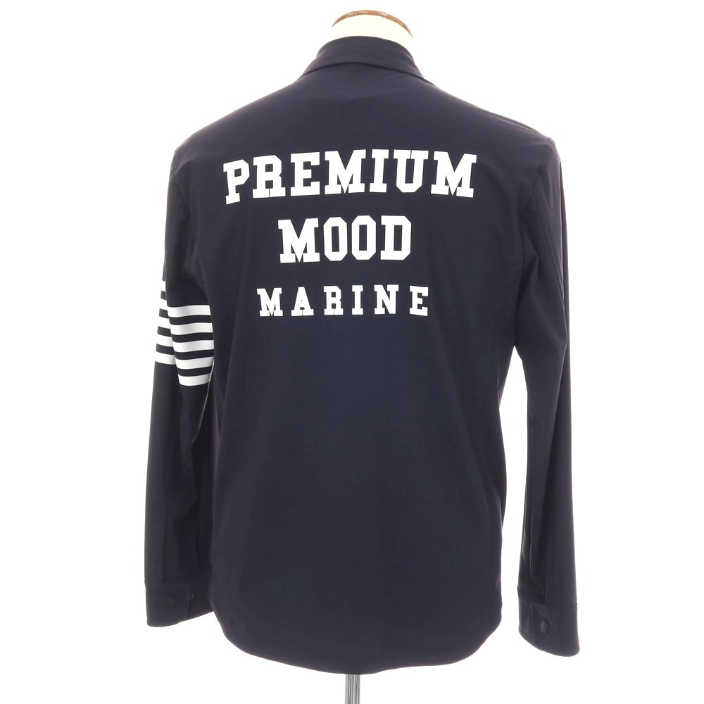 【新品】ピーエムディーエス PMDS ハイパーストレッチ ナイロン ダブルジップブルゾン ネイビー【サイズM】【 状態ランクN 】【 メンズ 】