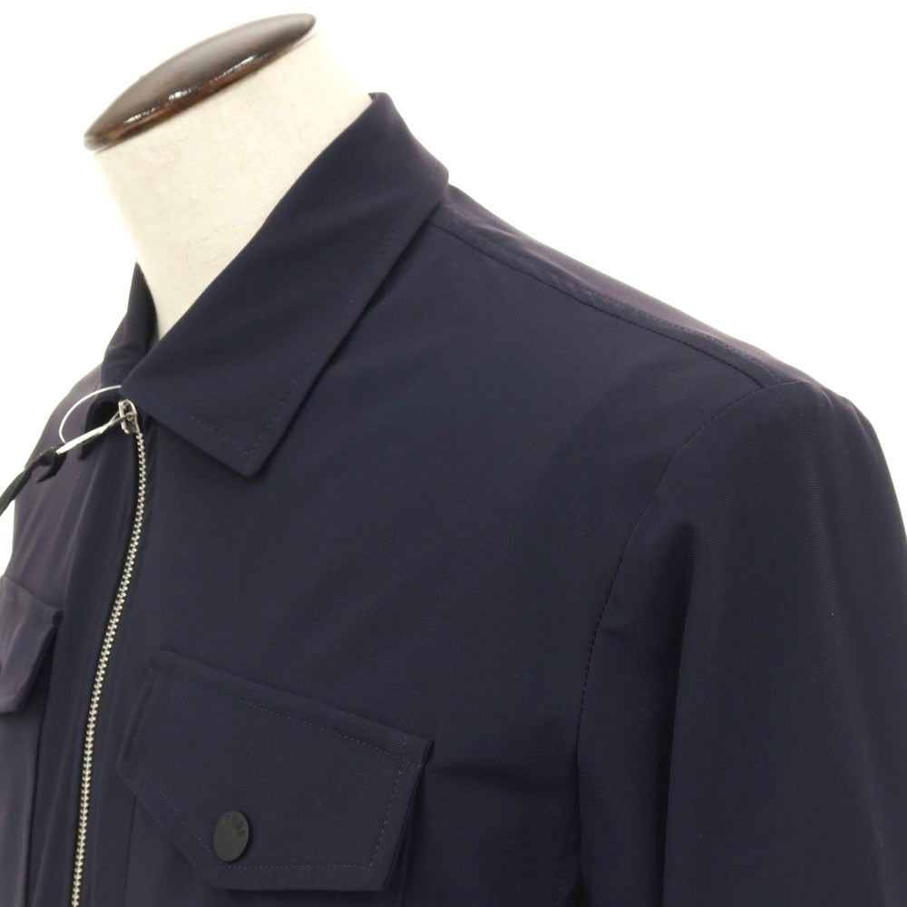 【新品アウトレット】ピーエムディーエス PMDS ハイパーストレッチ ナイロン ダブルジップブルゾン ネイビー【サイズL】【 状態ランクN- 】【 メンズ 】