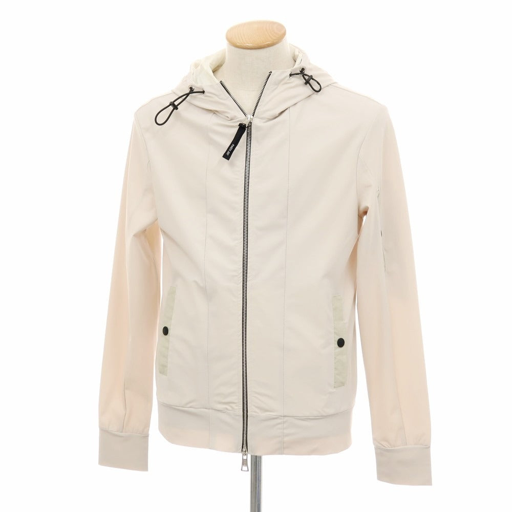 【新品】ピーエムディーエス PMDS XENIX PRINT ストレッチ ナイロン ダブルジップ フーデッド シェルジャケット サンドベージュ【サイズS】【 状態ランクN 】【 メンズ 】