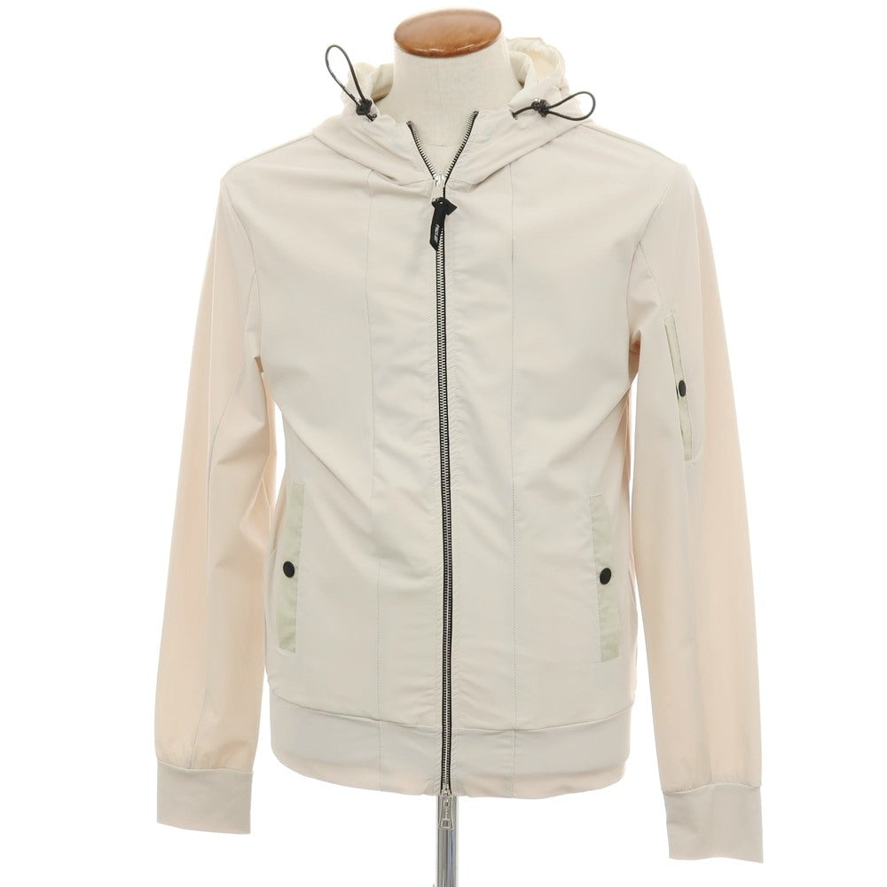 【新品】ピーエムディーエス PMDS XENIX PRINT ストレッチ ナイロン ダブルジップ フーデッド シェルジャケット サンドベージュ【サイズM】【 状態ランクN 】【 メンズ 】