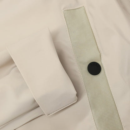 【新品アウトレット】ピーエムディーエス PMDS XENIX PRINT ストレッチ ナイロン ダブルジップ フーデッド シェルジャケット サンドベージュ【サイズM(紙タグ表記)】【 状態ランクN- 】【 メンズ 】