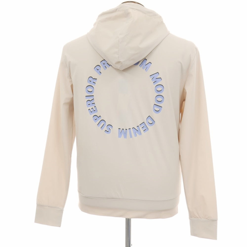 【新品】ピーエムディーエス PMDS XENIX PRINT ストレッチ ナイロン ダブルジップ フーデッド シェルジャケット サンドベージュ【サイズL】【 状態ランクN 】【 メンズ 】