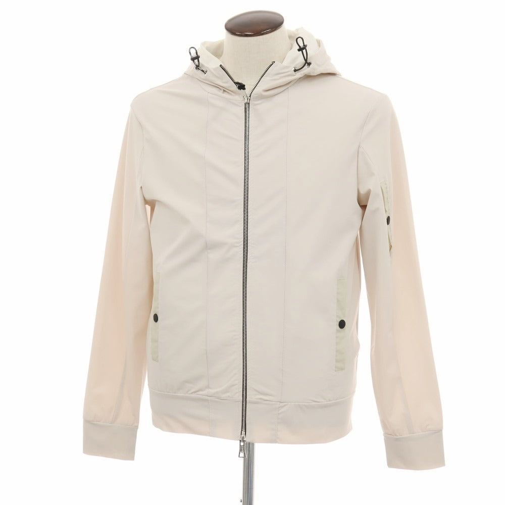 【新品】ピーエムディーエス PMDS XENIX PRINT ストレッチ ナイロン ダブルジップ フーデッド シェルジャケット サンドベージュ【サイズL】【 状態ランクN 】【 メンズ 】