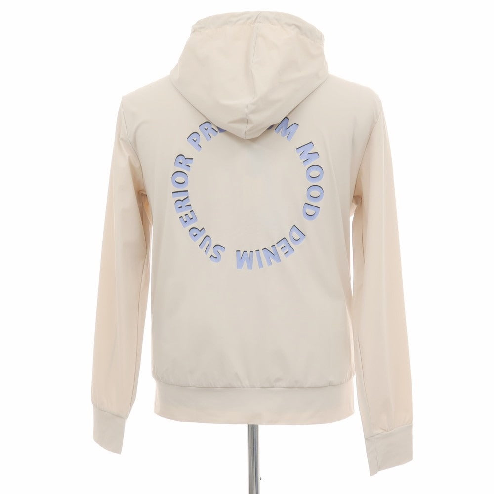 【新品】ピーエムディーエス PMDS XENIX PRINT ストレッチ ナイロン ダブルジップ フーデッド シェルジャケット サンドベージュ【サイズXXL】【 状態ランクN 】【 メンズ 】