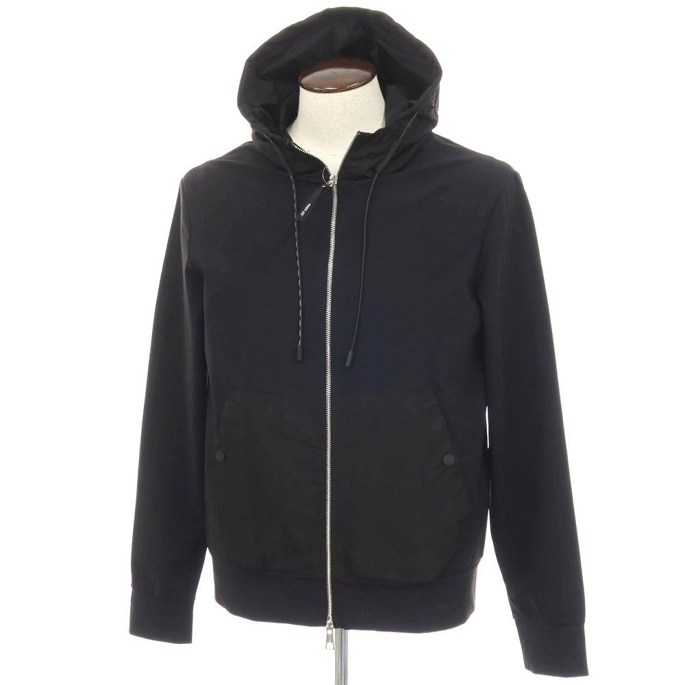 【新品アウトレット】ピーエムディーエス PMDS GHISLAIN ストレッチ ナイロン ダブルジップ フーデッド シェルジャケット ブラック【サイズXL】【 状態ランクN- 】【 メンズ 】