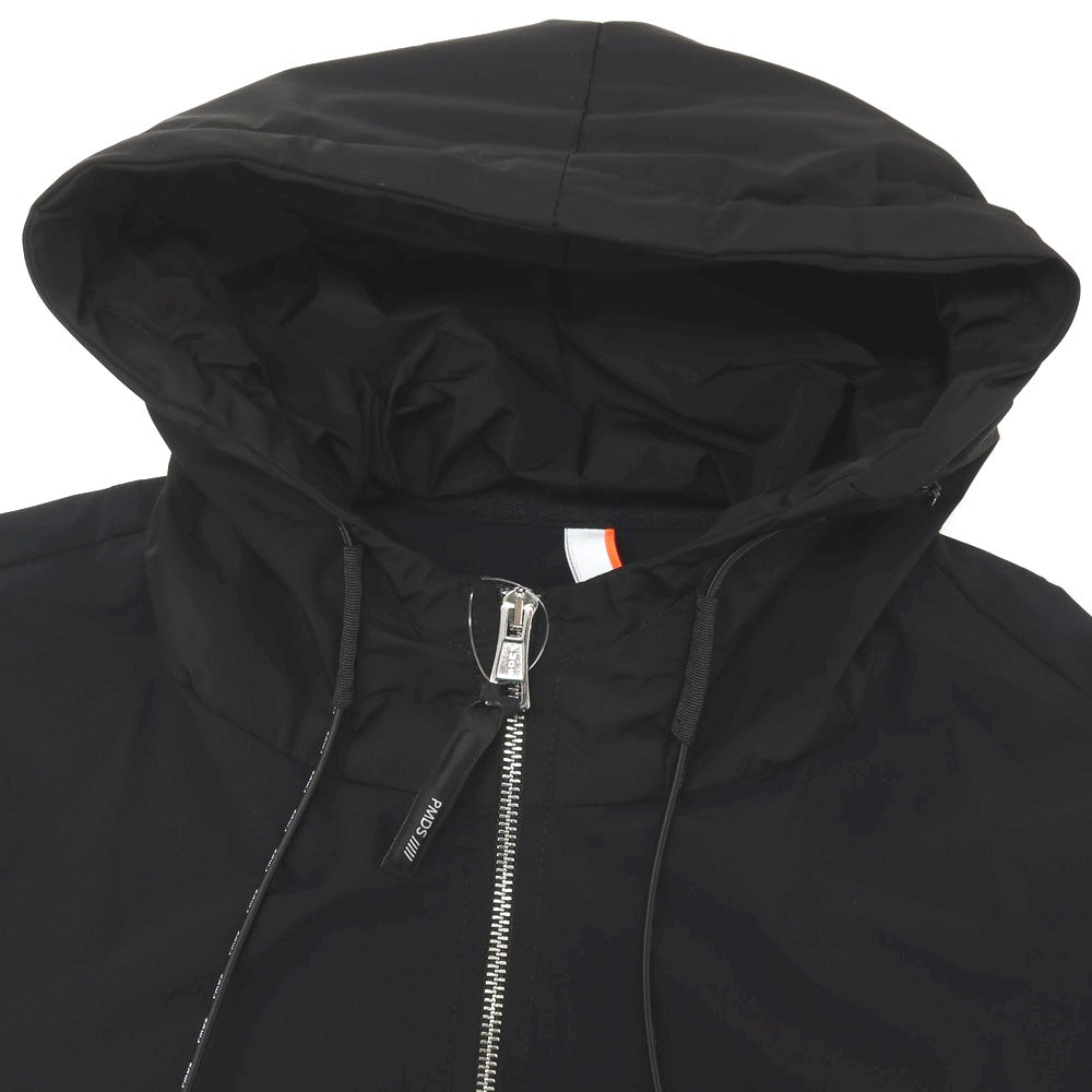 【新品アウトレット】ピーエムディーエス PMDS GHISLAIN ストレッチ ナイロン ダブルジップ フーデッド シェルジャケット ブラック【サイズXL】【 状態ランクN- 】【 メンズ 】