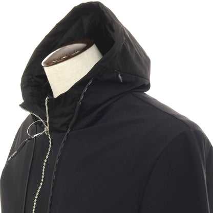 【新品アウトレット】ピーエムディーエス PMDS GHISLAIN ストレッチ ナイロン ダブルジップ フーデッド シェルジャケット ブラック【サイズXL】【 状態ランクN- 】【 メンズ 】