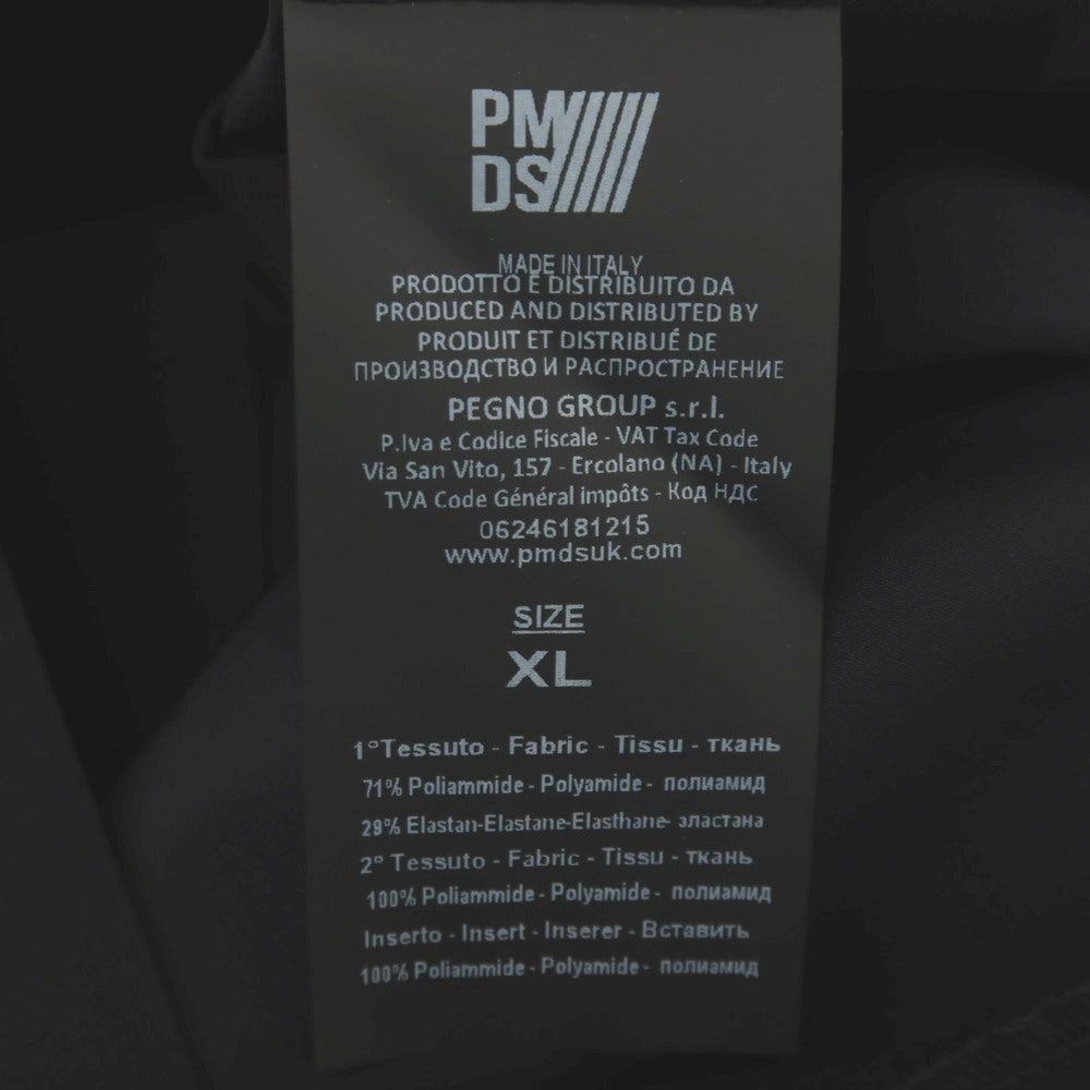 【新品アウトレット】ピーエムディーエス PMDS GHISLAIN ストレッチ ナイロン ダブルジップ フーデッド シェルジャケット ブラック【 XL 】【 状態ランクN- 】【 メンズ 】[APD]