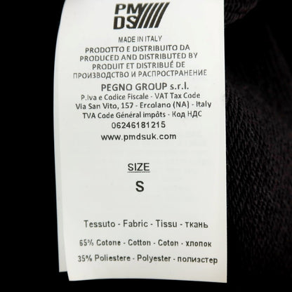 【新品】ピーエムディーエス PMDS コットンポリエステル クルーネック スウェット ブラック【サイズS】【 状態ランクN 】【 メンズ 】