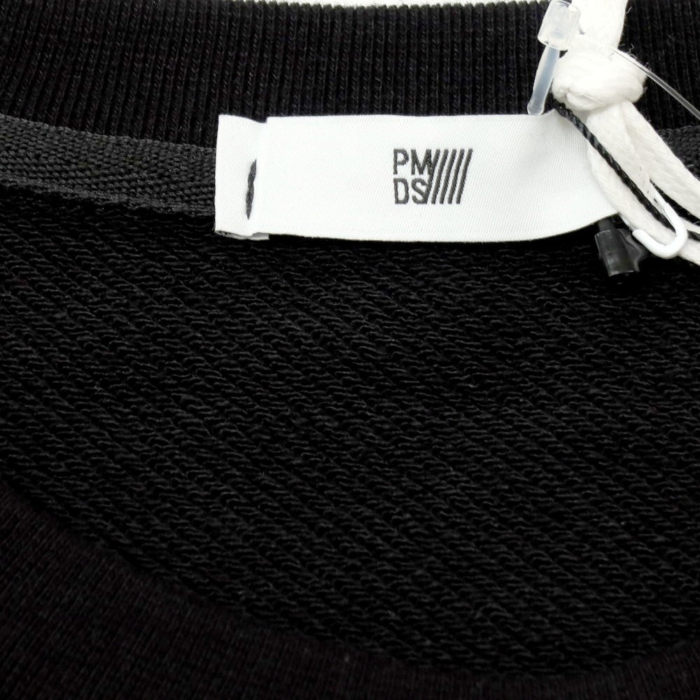 【新品】ピーエムディーエス PMDS コットンポリエステル クルーネック スウェット ブラック【サイズXL】【 状態ランクN 】【 メンズ 】