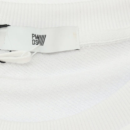 【新品アウトレット】ピーエムディーエス PMDS コットンポリエステル クルーネック スウェット ホワイト【サイズXL】【 状態ランクN- 】【 メンズ 】